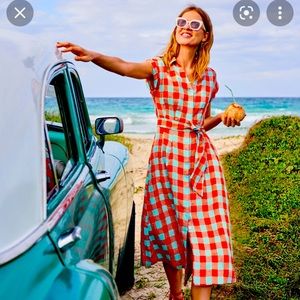 Boden Linen Midi Shirtdress